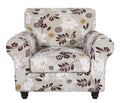 SearchI Stretch Sofa Cover Printed Couch Covers, Floral Pattern 2 Piece Armchair Slipcover with Separate Chair Cushion Cover, Wa