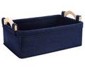 KWLET Small Basket Gray Storage Baskets for Shelves Fabric Storage Bins for Living Room Kitchen Playroom Bathroom Toilet Dorm Na