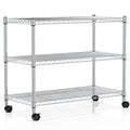 YSSOA Heavy Duty 3-Tier Storage Shelves 750Lb Capacity, 24.02 D x 13.78 W x 21.97 H Shelving Unit for Pantry, Garage, Laundry an