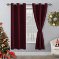 Hiasan Blackout Curtains for Bedroom, 42 x 63 Inches Length - Thermal Insulated & Light Blocking Window Curtains for Living Room