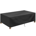 DUDSOEHO Rectangular Coffee Table Cover 100% Waterproof, 46x26x13 inch Outdoor Table Cover, Patio Furniture Cover for Dinning Fu