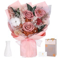 Preserved Bouquet of Flowers - Flesh Forever Flowers for Delivery, Real Eternal Roses Bouquet for Mother Mom, Wife Anniversary B