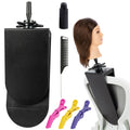 poipoilu Mannequin Clamp Stand for Chair, Mannequin Head stand for Hairdresser Practice Braiding Hair Styling with Clamp stand (