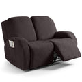 Ruaozz Recliner Sofa Covers Recliner Chair Covers Couch Covers for Reclining Couches with Pockets Washable Furniture Protector w