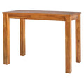 New Pacific Direct Tiburon 36 High Table,Solid Acacia Wood,Amber Brown