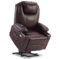 MCombo Large Power Lift Recliner Chair with Massage and Heat for Tall Elderly People, 3 Positions, Cup Holders, and USB Ports, F