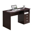 Techni Mobili Classic Computer Desk with Multiple Drawers, 29.5 x 23.6 x 51.2, Wenge