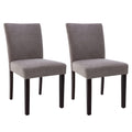 Watson & Whitely Upholstered Kitchen & Dining Room Chairs with Low Back, Performance Fabric Dining Chairs Set of 2, Modern Armle