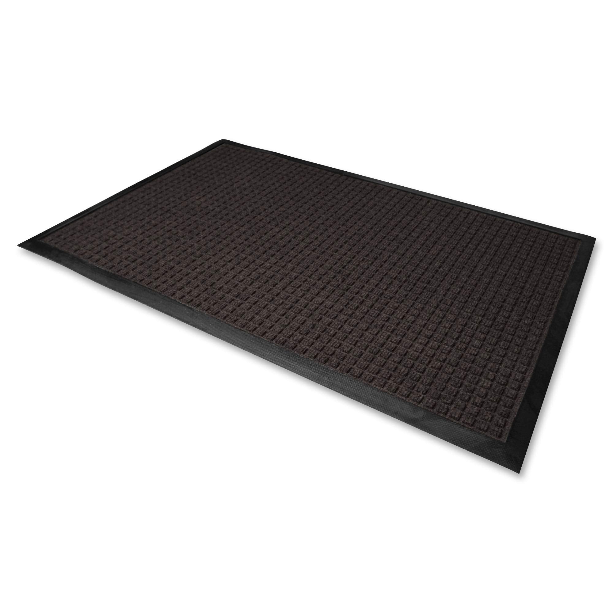 Genuine Joe Waterguard Charcoal Floor Mat, 10 L x 36 W