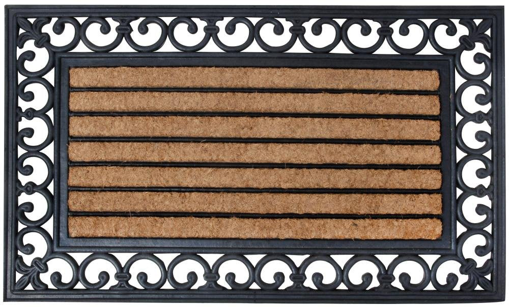 Esschert Design Rubber and Coir Doormat