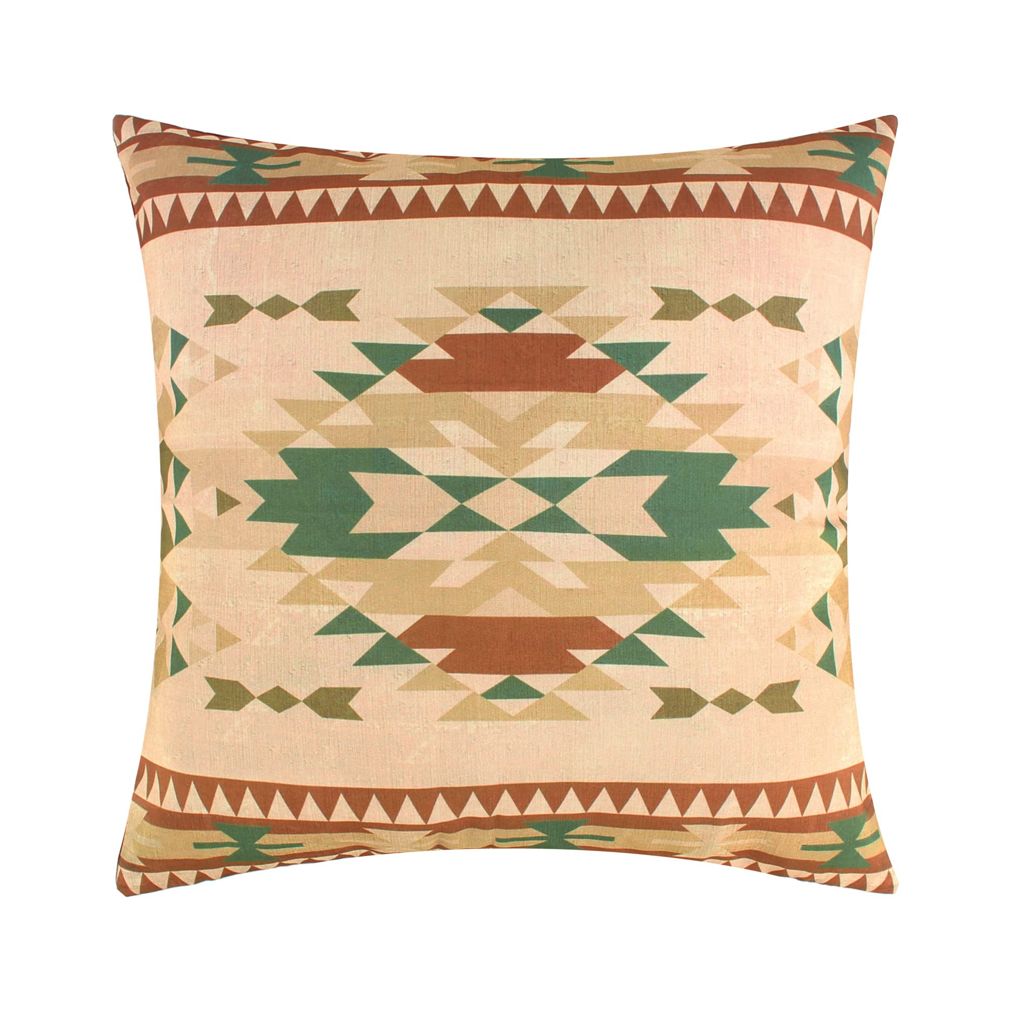 Greenland Home by The Lake Pillow, 18x18 inches, Natural