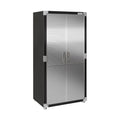 Seville Classics UltraHD Solid Steel Lockable Metal Storage Cabinet Locker Organizer, w/Adjustable Shelves for Garage, Warehouse