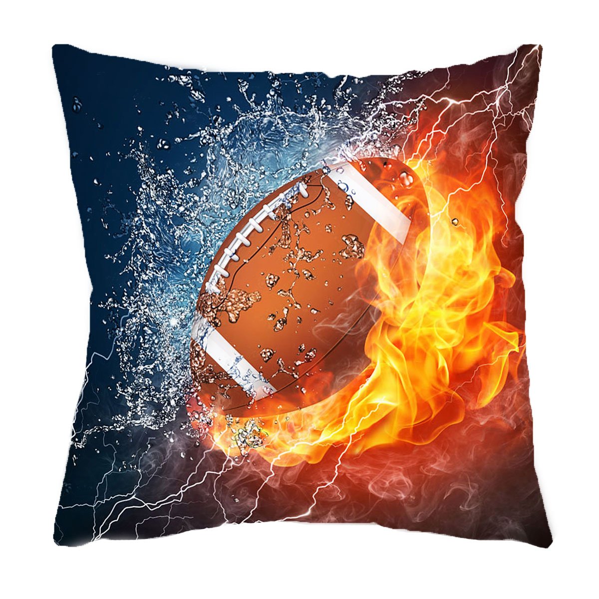VIPbuy Home D  cor Super Soft Short Plush Square Throw Pillow Case Sofa Cushion Cover with Invisible Zipper- 18 x 18 inches -No 