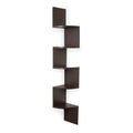 Danya B Decorative Floating Shelf Units, Rustic Shelf Organizer for Home Furnishings, 5 Tier Corner Shelf, Great for Living Room