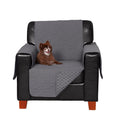 Furhaven Waterproof & Non-Slip Chair Cover Protector for Dogs, Cats, & Children - Quilted Paw Print Living Room Furniture Cover 