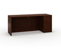 Hon HON105903RNN Credenza with Right Single Pedestal, 72 x 24 x 29-1/2, Mahogany
