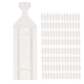 DMSE Wholesale Natural Nylon Sew in Tailslides Tail Slides Curtain Carriers Glides Sliders Slide, Rollers Tracks (112 Pack)