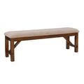 Powell Company Kraven Dining Bench, Hazelnut 60L x 16W x 20.25H