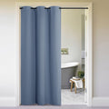 NICETOWN Curtains & Drapes for Door Tapestry, Sound Noise Canceling Room Darkening Replacement Makeshift Curtains for Bathroom P