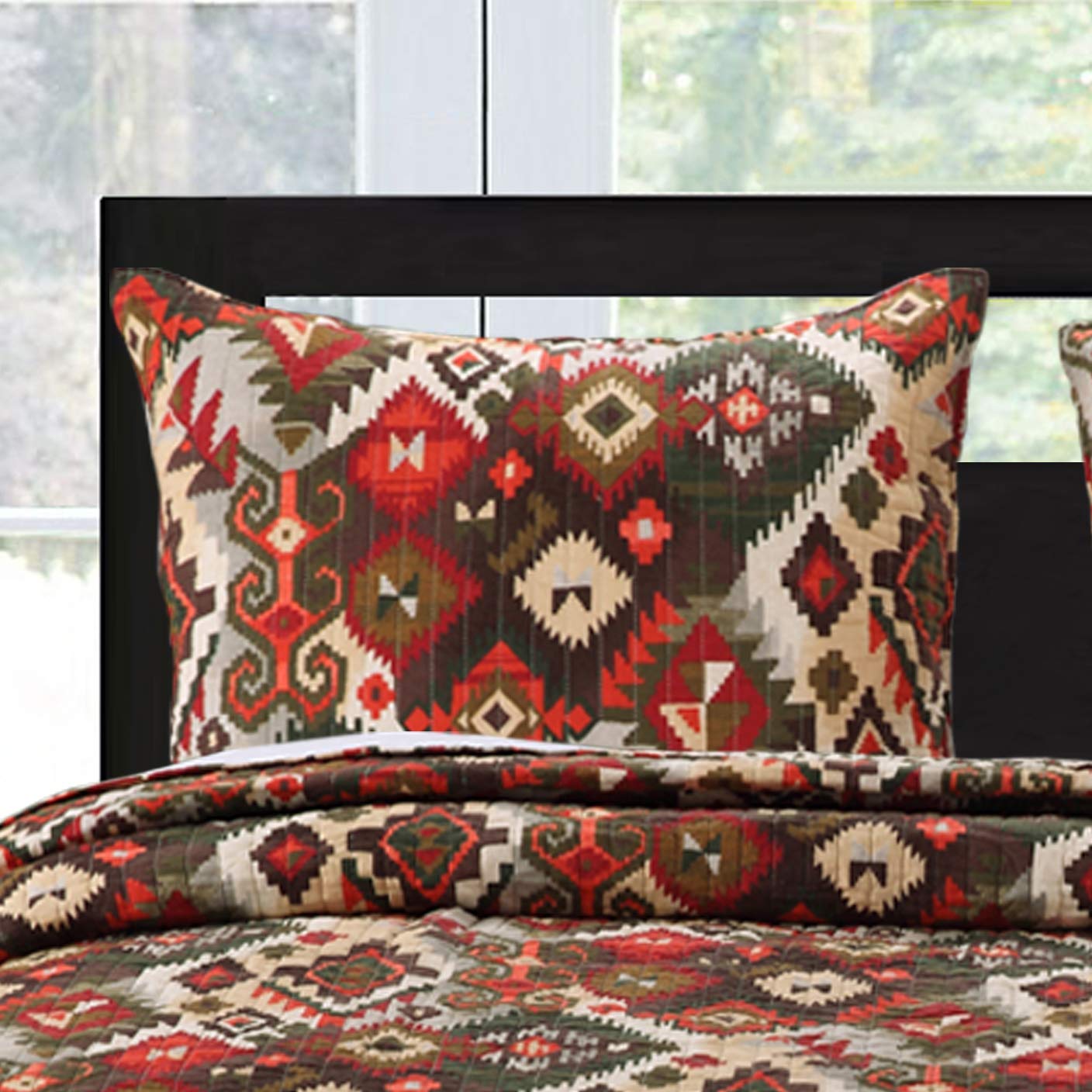 Greenland Home Folk Festival Standard Sham, Rustic