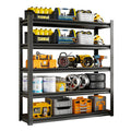 59  W Garage Shelving Unit, Garage Storage Shelves 3000LBS Heavy Duty Shelving, Adjustable 5 Tier Metal Shelves Utility Shelf, S