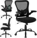 Office Chair Ergonomic Desk Chair Mesh Computer Chair Home Office Desk Chair with Adjustable Lumbar Support Flip-up Armrests, 36