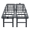 VIPSHOW 18 Inch Twin Metal Bed Frame Folding Bed Frame Tool-Free Assembly Mattress Foundation No Box Spring Needed Platform 2500
