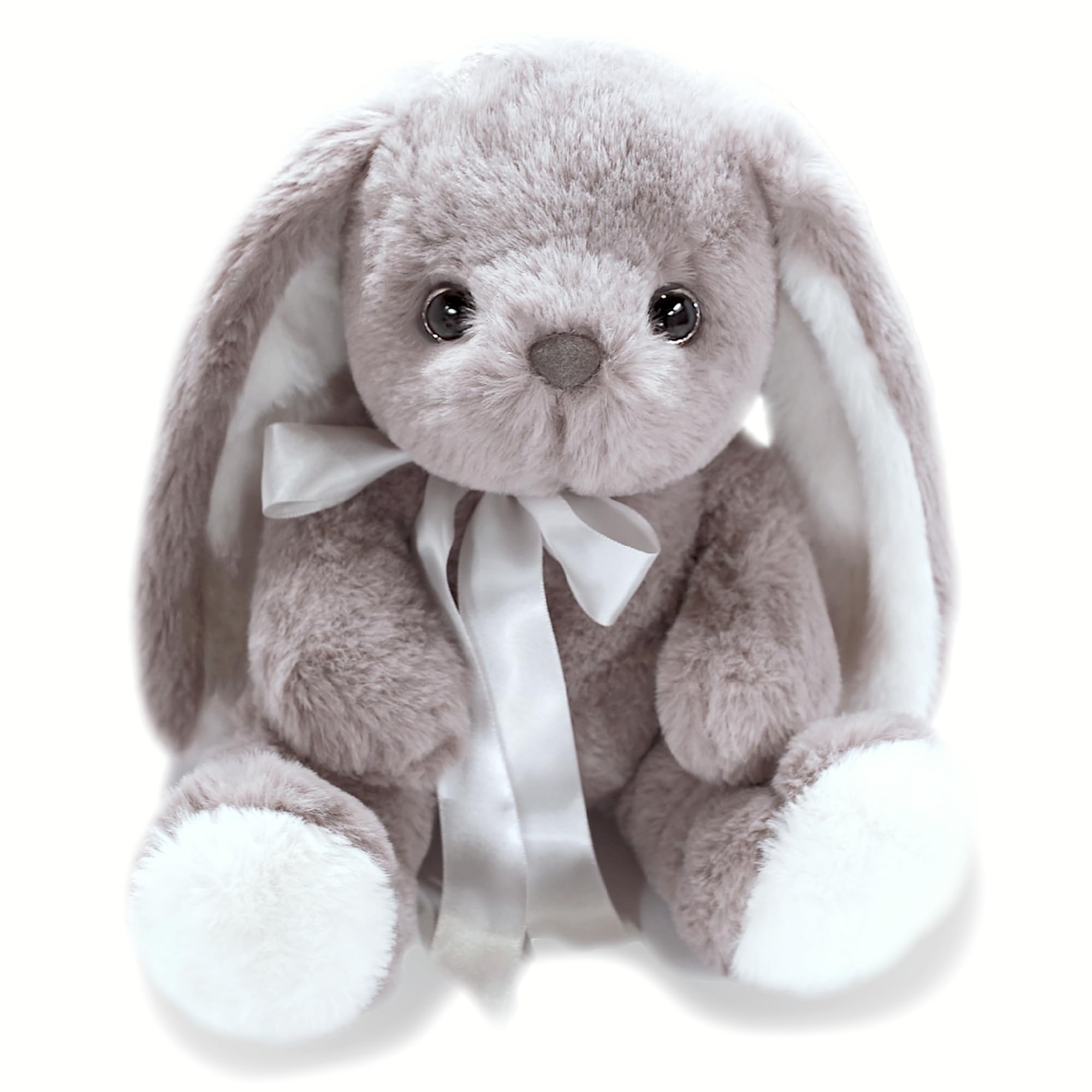uoozii Non-Shedding 12 | 2 Pounds Microwavable & Coolable Weighted Bunny Stuffed Animals Unscented Rabbit Weighted Plush Pillow 