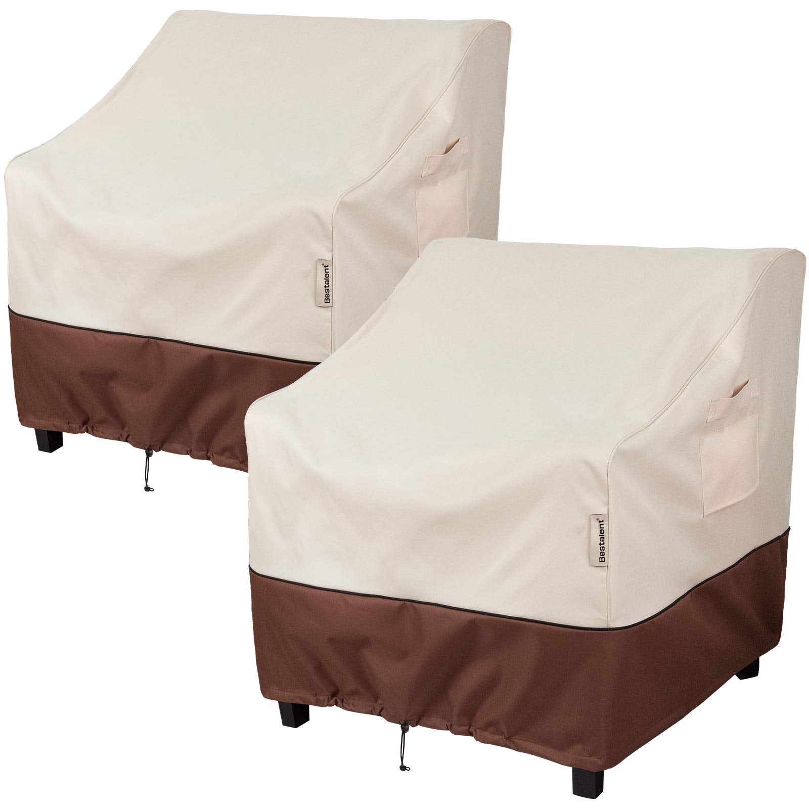 Bestalent Patio Furniture Covers Waterproof Outdoor Chair Cover Fits up to 35 W x 38 D x 31 H 2pack