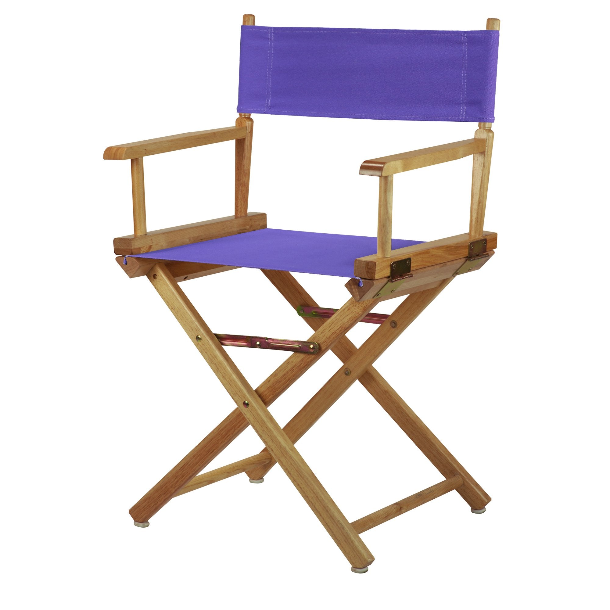 Casual Home 200-00/021-41 Director Chair 18 - Classic Height Natural Frame/Purple Canvas