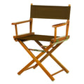 Casual Home 200-55/021-45 Director Chair 18 - Classic Height Honey OakFrame/Brown Canvas