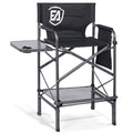 EVER ADVANCED 30.7  Seat Height Directors Chair for Makeup Artist with Side Table Easy Get in Out for Elderly Tall Camping Chair