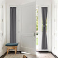 PONY DANCE Door Curtain Panel - Front Door Side Light Block Privacy Protect Decoration for Front/Back Entry Way Adjustable Size 