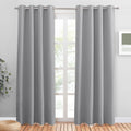 PONY DANCE Blackout Curtains for Bedroom - Noise Reductiong Window Drapes Room Darkening Curtains for Living Room/Dorways, 2 Pan