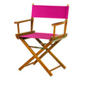 Casual Home 200-55/021-30 18 Honey Oak Frame-Magenta Canvas Director Chair Classic Height, OakFrame