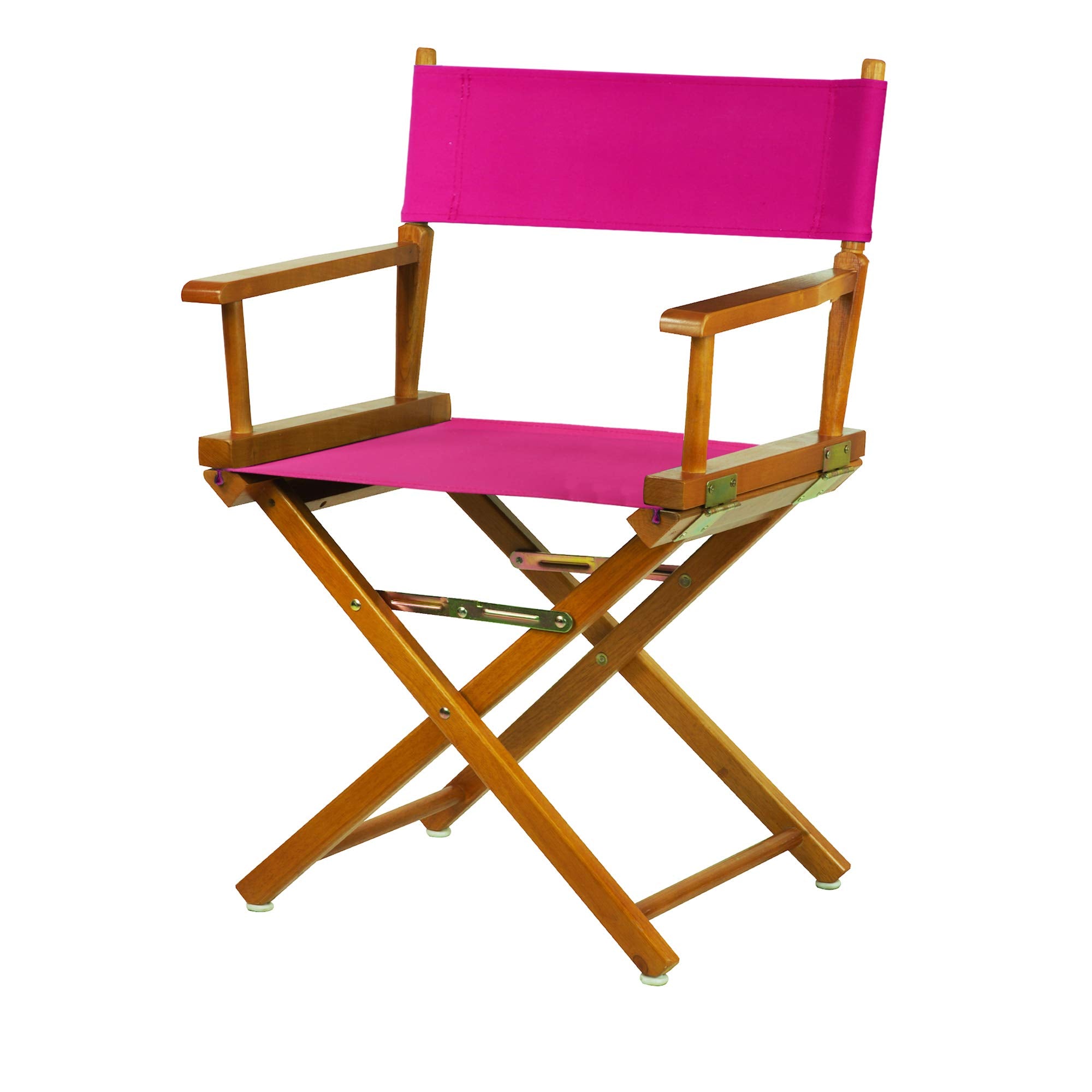 Casual Home 200-55/021-30 18 Honey Oak Frame-Magenta Canvas Director Chair Classic Height, OakFrame