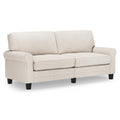 Serta Copenhagen 78 Rolled Arm Sofa, Easy Care Polyester, Soft Pillow Back, Pocket Coil Seat Cushions, Removable Covers, Lovesea