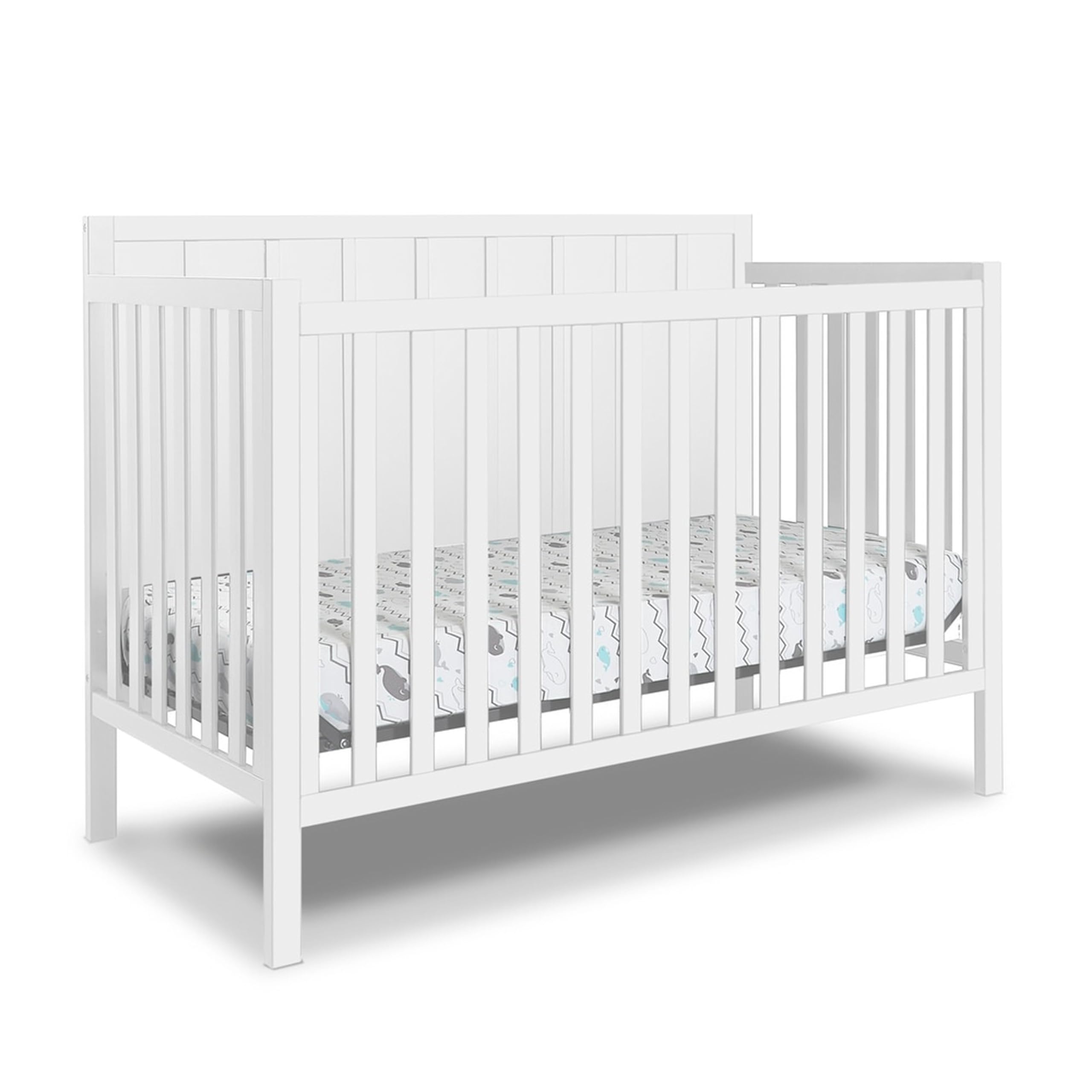 Sorelle Furniture Essex Crib Classic 4-in-1 Convertible Crib, Made of Wood, Non-Toxic Finish, Wooden Baby Bed, Toddler Bed, Chil