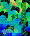 Nu Trendz Signature Gamer Video Game Blanket Throw