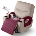 VANSOFY Recliner Chair Covers 100% Waterproof Seat Cover with Arm Reclining Cover Non-Slip Recliner Chair Covers Furniture Prote
