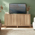 mopio Brooklyn Storage Cabinet, Modern Farmhouse Entryway Accent Case, Buffet Sideboard, Console Table, Credenza, Wood Modular O