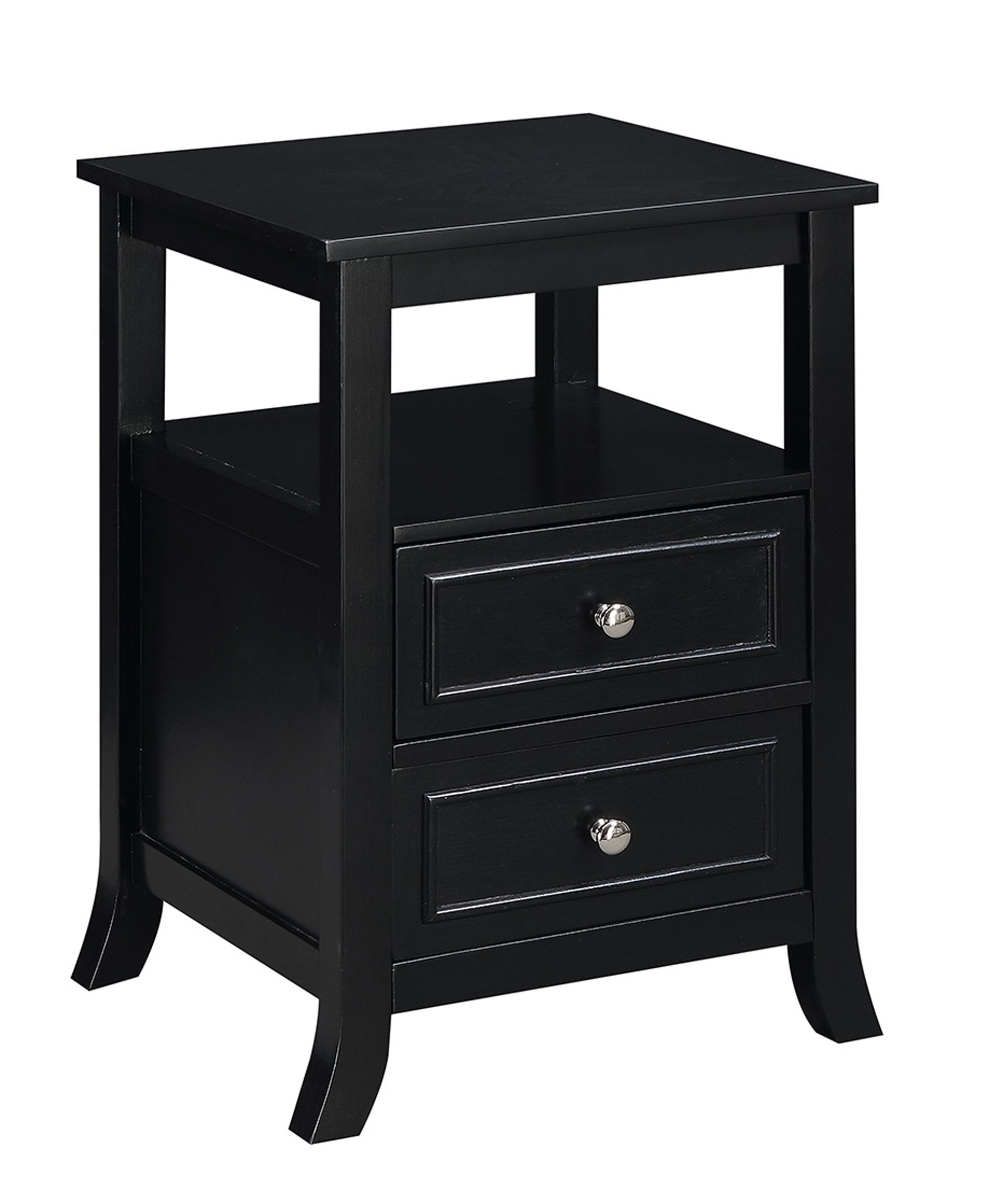 Convenience Concepts Melbourne End Table, Black