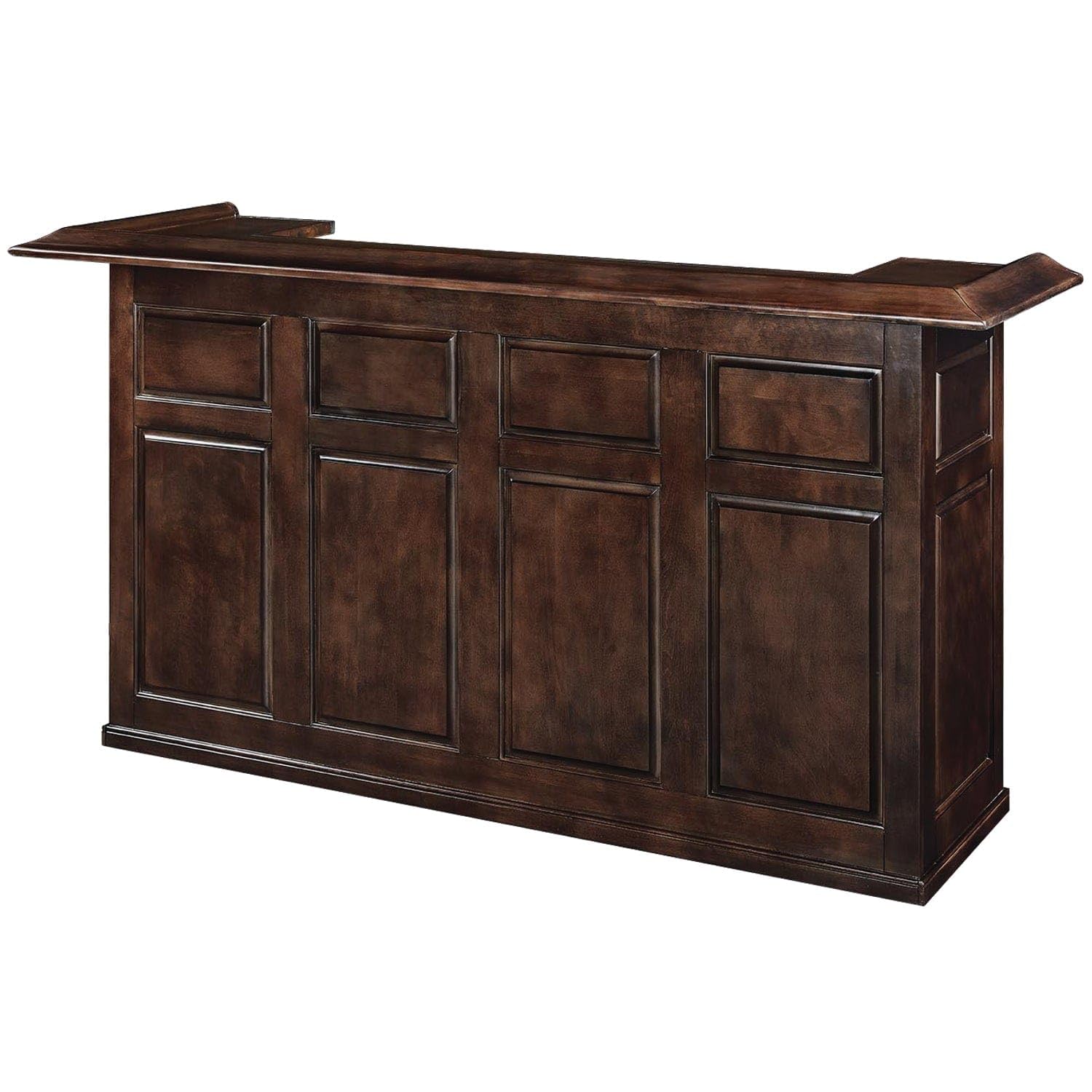 RAM Game Room Dry Bar with mini fridge pocket, 84, Cappuccino