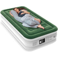 Zearna Twin Air Mattress with Built Pump, 16  Durable Blow Up Mattress Airbed, Comfortable Top Surface Inflatable Mattress for C