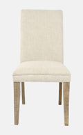 Jofran Inc. Carlyle Crossing Rustic Solid Wood Upholstered Parsons Dining Chair (Set of 2)