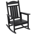 Greesum Rocking Chairs Outdoor, Set of 1 Heavy-Duty Patio Chair with 360lbs Capacity, All-Weather Resistant, Smooth Gliding Moti