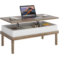 Shintenchi Coffee Table, Lift Top Coffee Table with Hidden Compartment, Rising Tabletop Dining Table, Lift Top Coffee Center Tab