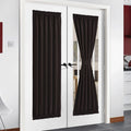 NICETOWN French Door Blackout Curtain - Thermal Insulated Privacy Blackout Drape Patio Door Blind and Shade Curtain Panel (One P
