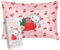 Miss Adola 1 Pack Kids Pillowcase - Queen Size 30 x 20 Inches 19 Momme Mulberry Silk Zipper Pillow Case for Hair and Skin Cute C