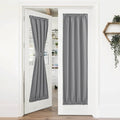 NICETOWN Door Curtain Panel - Window Curtain Elegant Solid Thermal Insulated Blackout Front Door Shade for Living Room (36 Wide 